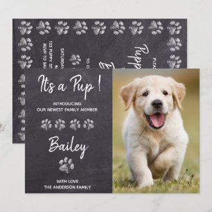 Invitation C'est une chienne nouveau chien de compagnie chiot
