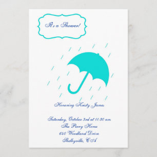 Invitation C'est une douche !