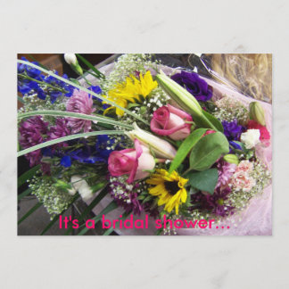 Invitation C'est une douche nuptiale...