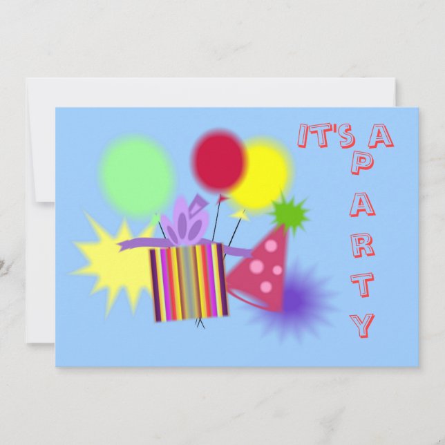 Invitation C'est une fête (Devant)