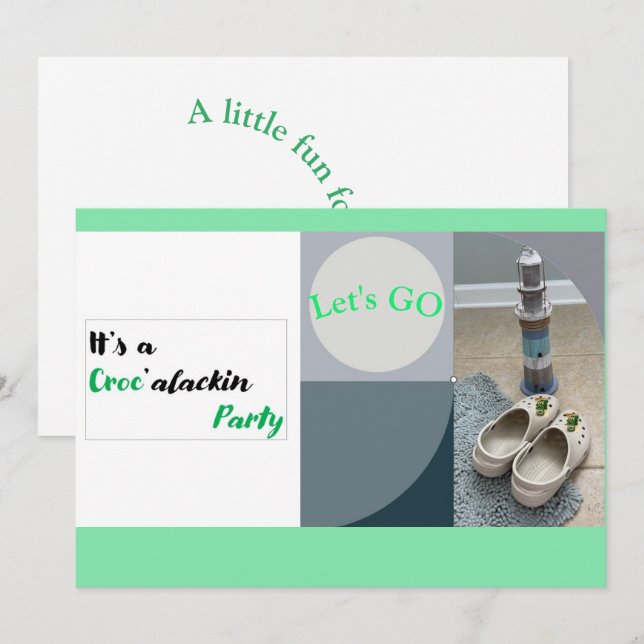 Invitation C'est une fête (Devant / Derrière)