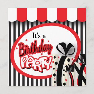 Invitation C'est une fête d'anniversaire Anniversaire 80 an