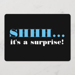 Invitation C'est une fête d'anniversaire surprise