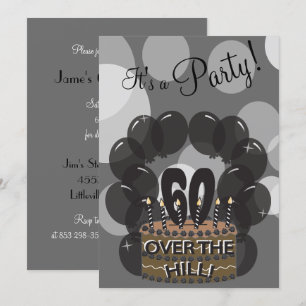 Invitation C'est une fête Nom do-it-yourself 60e annivers