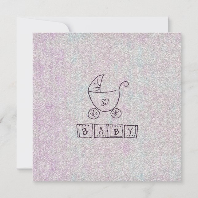 Invitation C'est une fille (Devant)