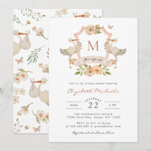 Invitation C'est une fille ! Baby shower