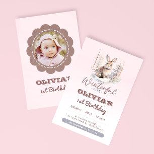 Invitation C'est une photo d'Anniversaire de enfant de la vie