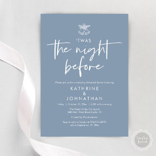 Invitation C'Était La Nuit Avant Le Dîner De La Répétition Ma