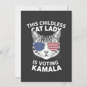 Invitation Cette Femme Sans Enfant Vote L'Élection De Kamala