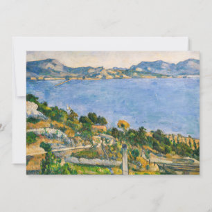 Invitation Cezanne - Golfe de Marseille vu depuis L'Estaque