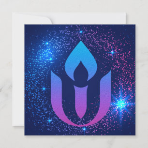 Invitation Chaleur d'universalisme unitaire Galaxy