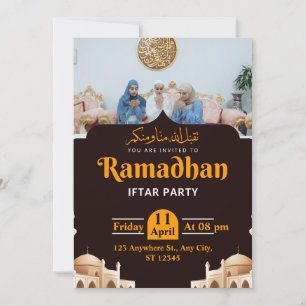 Invitation Chaleur et convivialité : une fête de rupture du j