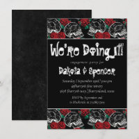 Chaleur Rose crâne | Funky Black White Fête des ma