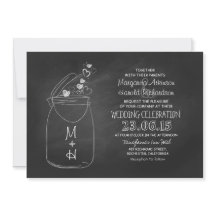 chalkboard amour coeur mason bocal mariage