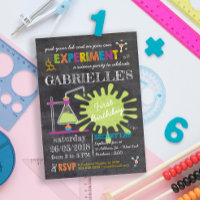 Chalkboard Fête de la Science Mad Anniversaire