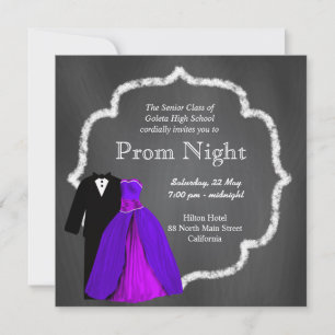 Invitation Chalkboard Prom