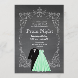 Invitation Chalkboard Prom