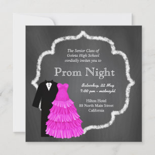Invitation Chalkboard Prom