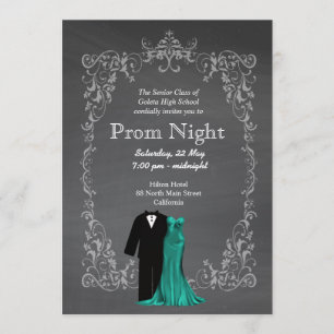 Invitation Chalkboard Prom