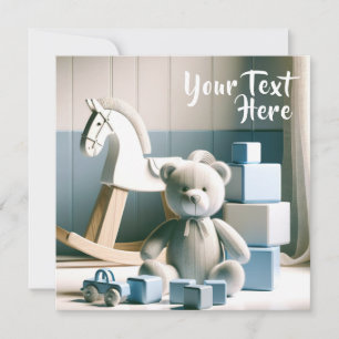 Invitation Chambre d'enfants charmante avec jouets
