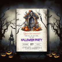 Chambre éffrayante Citrouilles Halloween Party