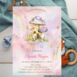 Invitation Chambres de champignons de printemps Maisons Baby 