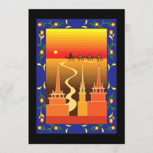 Invitation Chameaux au delà de la ville