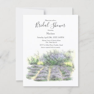 Invitation Champ Lavender