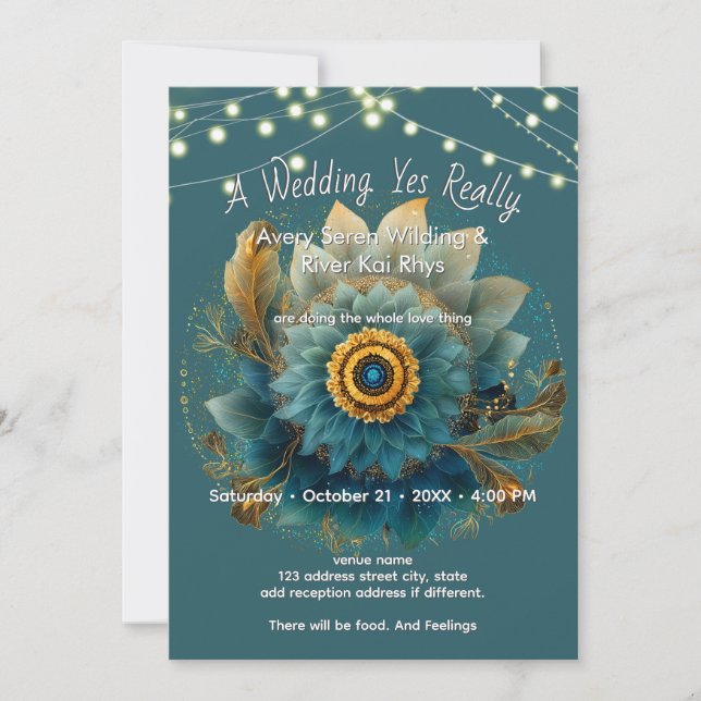 Invitation Champ vivant | Mandala (Devant)