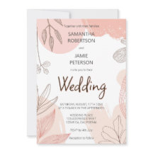 Champagne Blush Rose - Mariage floral à main