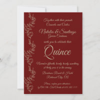Champagne Bourgogne Twin Boy Girl Fiesta de Quince