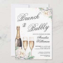 Invitation Champagne Brunch And Bubbly Bridal Shower