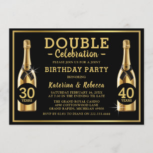 Invitations Faire Part Cartes Anniversaire Jumeaux Zazzle Ch