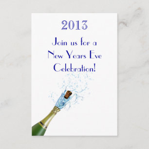Invitation Champagne Popping