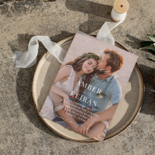 Invitation Champagne Shades - Photo Wedding V2