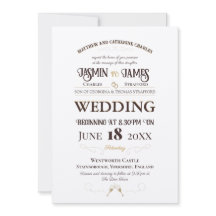 Champagne Shimmer Heritage Font Mariage
