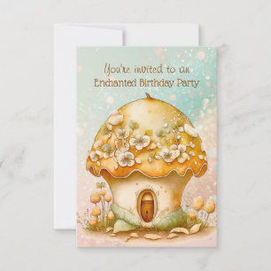 Invitation Champignons enchantés 2 ans Anniversaire