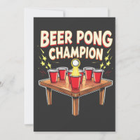 Champion de Beer Pong Jeu de ping pong à boire