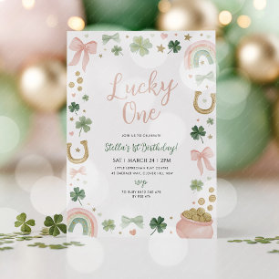 Invitation Chanceux ! Fête de la Saint-Patrick 1er Anniversai