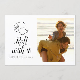 Invitation Changement de date reporté Annulation de la photo 