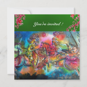 INVITATION CHANSON DE ROLAND/ COMBAT DES CHEVALIERS EN TOURNO