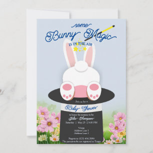 Invitation Chapeau Magique Tricky de Some Bunny Jardin Fête d