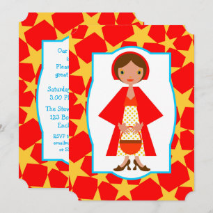 Invitation Chapeau rouge