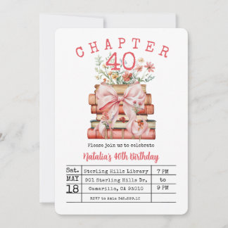 Invitation Chapitre 40 Anniversaire
