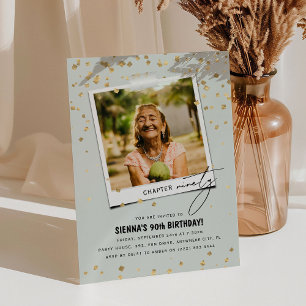 Invitation Chapitre 90 Amusement moderne Photo 90e anniversai