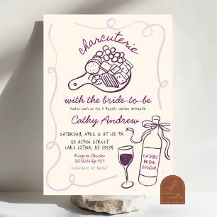 Invitation Charcuterie Rupture Avec La Mariée Pour Être Douch