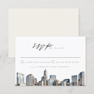 Invitation CHARLOTTE CAROLINA DU NORD Destination Skyline RSV