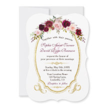 Charmant Mariage de automne Floral Bourgogne Marsa