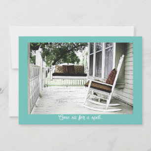 Invitation Charmant Porche frontale personnalisable Ménage