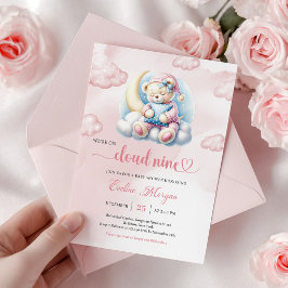 Invitation charmante pour Baby Shower Ourson dans